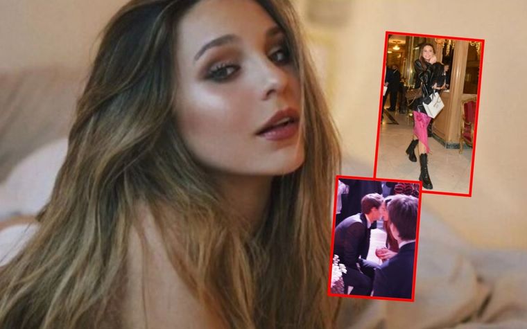 ¿En una? Juanita estuvo toda la noche charlando con uno de los invitados.