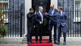 Los cuatro mandatarios se reunieron en Londres, donde mostraron su apoyo hacía Volodímir Zelenski. Los cuatro mandatarios se reunieron en Londres, donde mostraron su apoyo hacía Volodímir Zelenski.