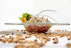 Para las fiestas: ¡Ceviche de langostinos y palta!