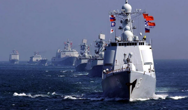 La Marina de China y la de Rusia harán ejercicios militares. Foto: Efe.