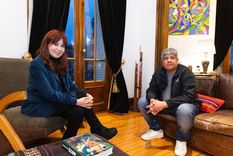 Cristina Kirchner recibió a Pablo Moyano en su casa