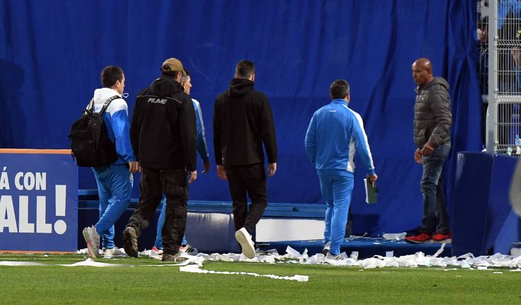Solari y un presente de espaldas a la gente.&nbsp;