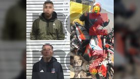 Los dos malvivientes detenidos y la foto con una moto robada que publicaron días atrás en Instagram. (Se pixela el rostro porque pueden pasar a rueda de personas) Los dos malvivientes detenidos y la foto con una moto robada que publicaron días atrás en Instagram. (Se pixela el rostro porque pueden pasar a rueda de personas)
