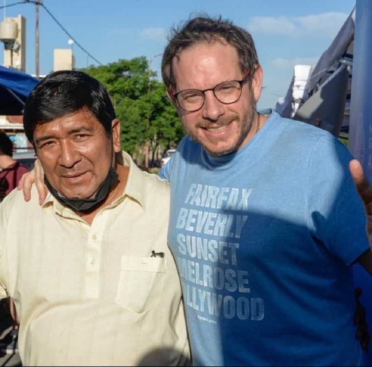 Raúl Mamani y Lucas Ilardo Foto: X @lucasilardo