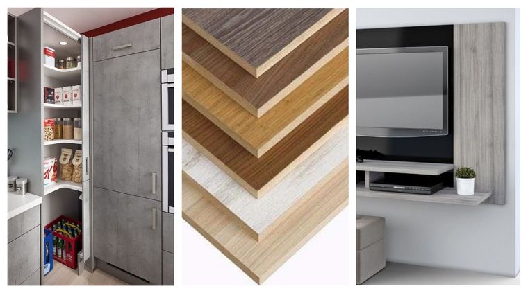 Muebles de melanina.