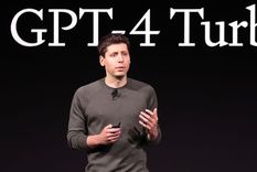 El jefe de OpenAI, Sam Altman, presentó GPT-4 Turbo. Foto: GETTY IMAGES