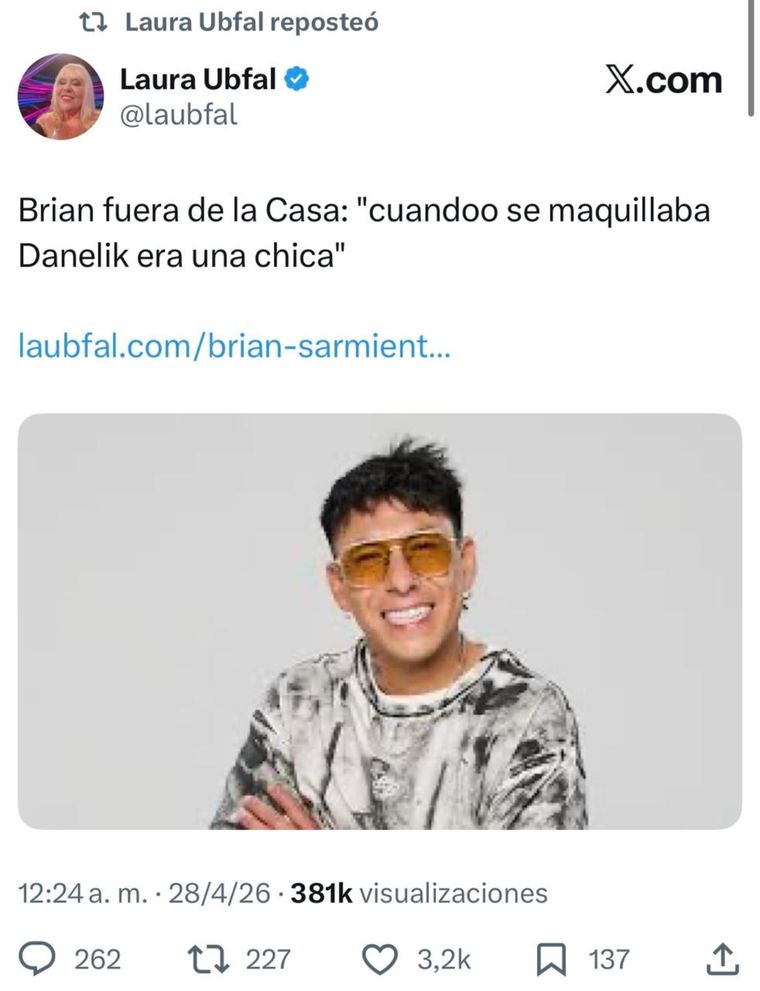 Laura Ubfal fue duramente cuestionada en redes por su interpretación de los dichos del exfutbolista. Laura Ubfal fue duramente cuestionada en redes por su interpretación de los dichos del exfutbolista.