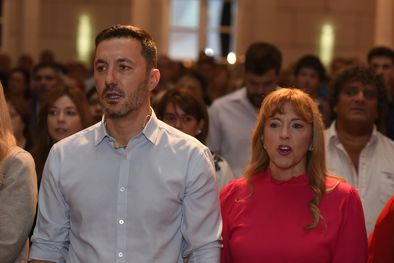 MDZol | Patricia Giménez junto a Luis Petri, ambos son la fórmula del radicalismo que competirá en las PASO contra Alfredo Cornejo y Hebe Casado.