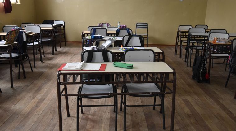 Las aulas vacías son el símbolo de la educación perdida. Foto: Rodrigo DAngelo / MDZ
