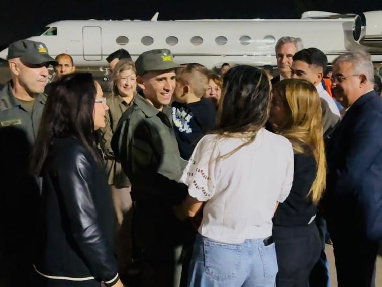 Nahuel Gallo hijo llegada