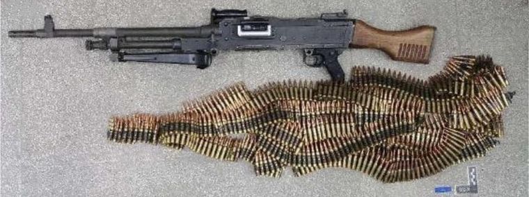 El fusil argentino que fue encontrado dentro de las armas secuestradas del Comando Vermelho por la operación en Río de Janeiro. El fusil argentino que fue encontrado dentro de las armas secuestradas del Comando Vermelho por la operación en Río de Janeiro.