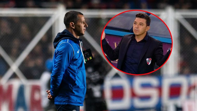 San Lorenzo quiere incorporar un delantero que había sido pretendido por Gallardo en 2022. Foto: Prensa San Lorenzo y archivo