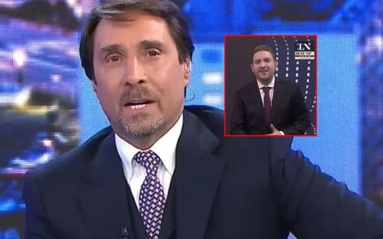 Feinmann versus Viale Eduardo Feinmann otra vez dejó en claro que no soporta a Jony Viale. Foto: Captura TV