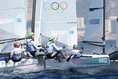 Mateo Majdalani y Eugenia Bosco en acción. Foto: EFE