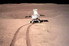 El rover de China Yutu-2 ya opera en la Luna. Foto: Business Insider.