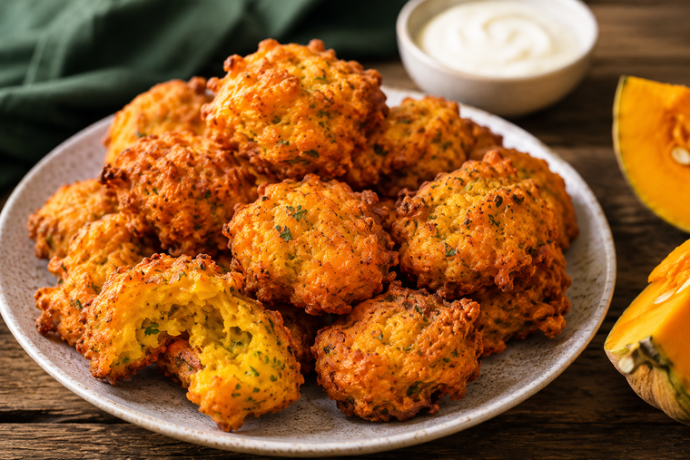 Buñuelos de calabaza salados, receta clave para el invierno Buñuelos de calabaza salados, receta clave para el invierno
