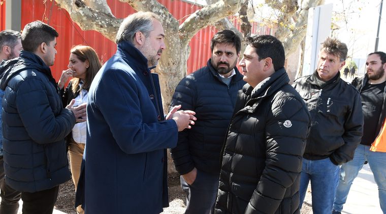 Matías Stevenato y Martín Marinucci este último viernes Foto: ALF PONCE MERCADO / MDZ