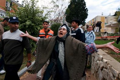 MDZol | Pánico en la ciudad de Sderot, al sur de Israel. Foto: EFE