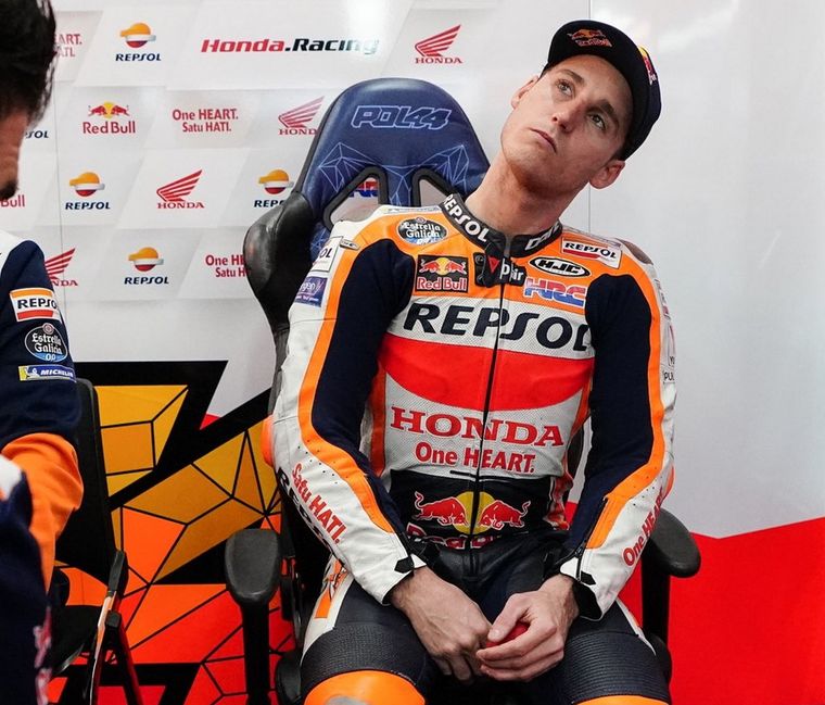 El español terminó en el hospital tras la caída en la tercera tanda de ensayos Foto: Twitter @polespargaro