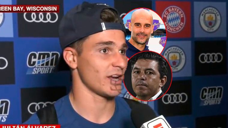 Álvarez comparó al River de Gallardo con el City de Guardiola.