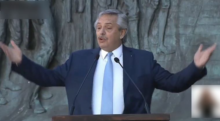 El presidente es profesor titular en la Universidad de Buenos Aires. A veces se ve que se le olvida Foto: Agencia Télam