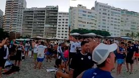 Maracanazo y fiesta. Foto: de hinchas de Independiente Rivadavia. Maracanazo y fiesta. Foto: de hinchas de Independiente Rivadavia.