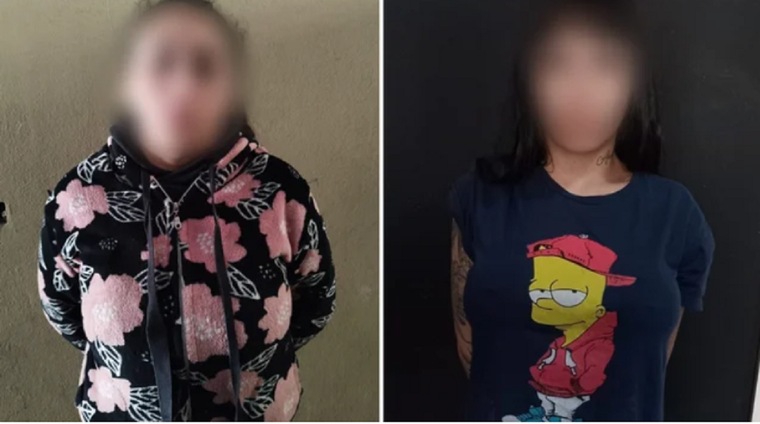 Las acusadas Foto: Policía de la Ciudad