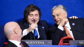 Milei junto a su par húngaro Viktor Orbán en febrero Milei junto a su par húngaro Viktor Orbán en febrero