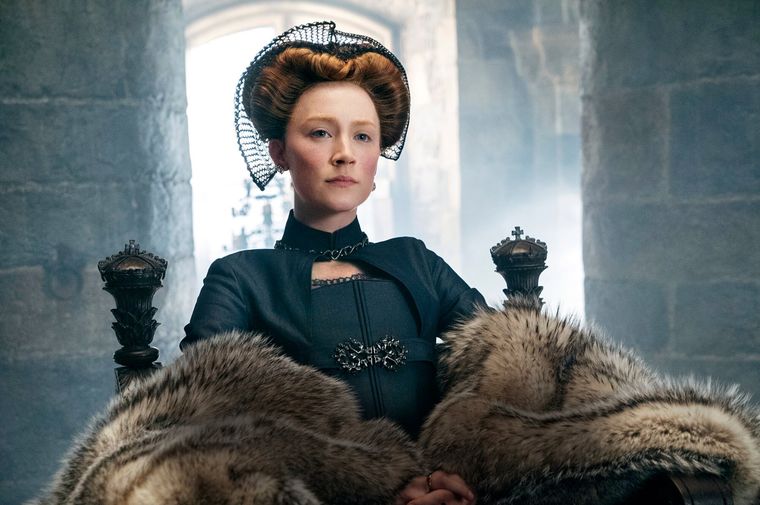 Saoirse Ronan en su papel de María, reina de Escocia, en la película Las dos reinas. Foto: LIAM DANIEL/FOCUS FEATURES