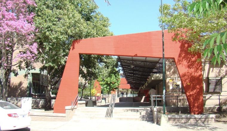 La tierna escena sucedió en la Universidad Nacional de Salta. Foto: UNSA