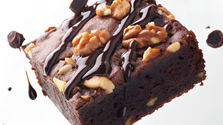 Deliciosa receta de brownie con nueces