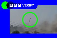 un misil de ee.uu. fue el que impacto en una base militar cerca de la escuela en iran, segun un video