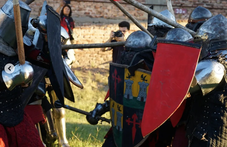 Combate medieval, una atractiva opción para el fin de semana Foto: Alacom