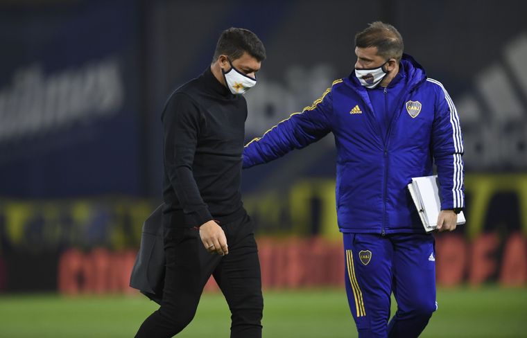 Sebastián Battaglia, DT de Boca. Foto: Télam