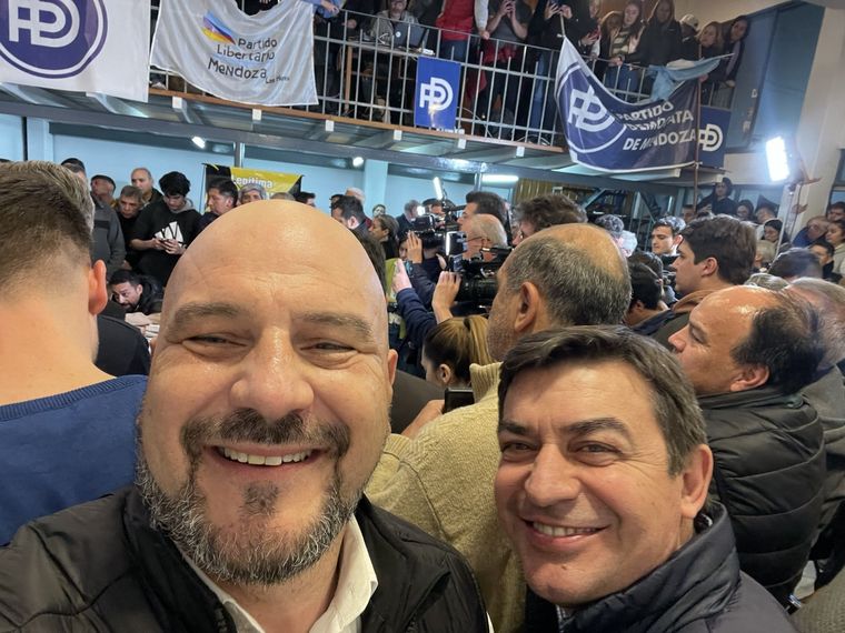 Hugo Laricchia junto a Omar De Marchi Foto: Twitter @laricchiahugo