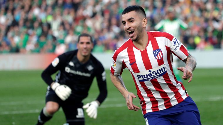 Angelito abrió la cuenta para el Colchonero. La Liga Foto: La Liga