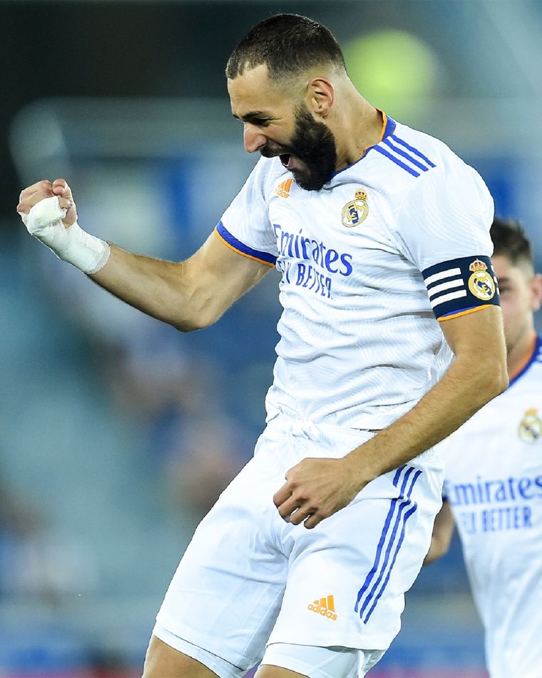 Benzema, la figura del partido. Foto: Real Madrid