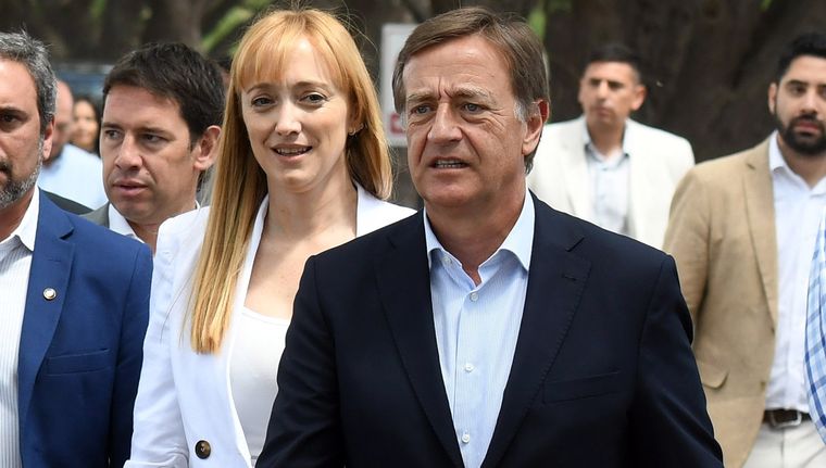 Dos de los tres senadores por Mendoza: Rodolfo Suarez y Anabel Fernández Sagasti. Foto: ALF PONCE MERCADO / MDZ