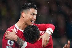 CR7 anotó el único gol del partido Foto: DPA