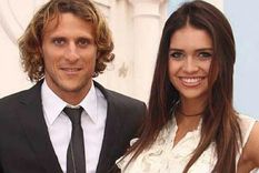 Diego Forlán y Zaira Nara Diego Forlán y Zaira Nara