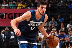 Leandro Bolmaro jugará en el Iowa Wolves. Foto: Minnesota Timberwolves