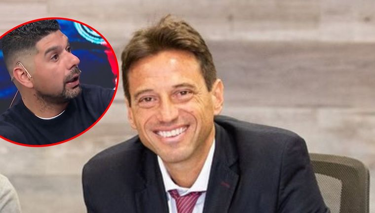 Moretti rompió el silencio tras las declaraciones de Ortigoza. Foto: @moretti_cuervo y captura TNT Sports