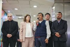 La ministra Patricia Bullrich recibió al padre de Loan. Foto: Prensa Ministerio de Seguridad