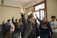 Juan Grabois fue detenido por tomar el Instituto Juan Domingo Perón