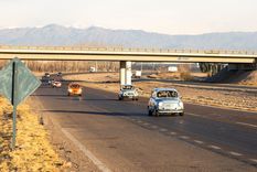 Fiat 600 Los autos de colección se lucieron en el Acceso Este. Foto: Santiago Tagua/MDZ