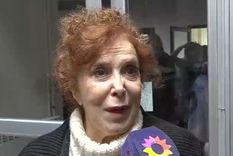 La artista respaldó a CFK. Foto: captura de pantalla TV/ El Trece.
