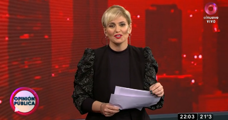 Romina Manguel habló sobre la historia con su novio Foto: Captura de video El Nueve