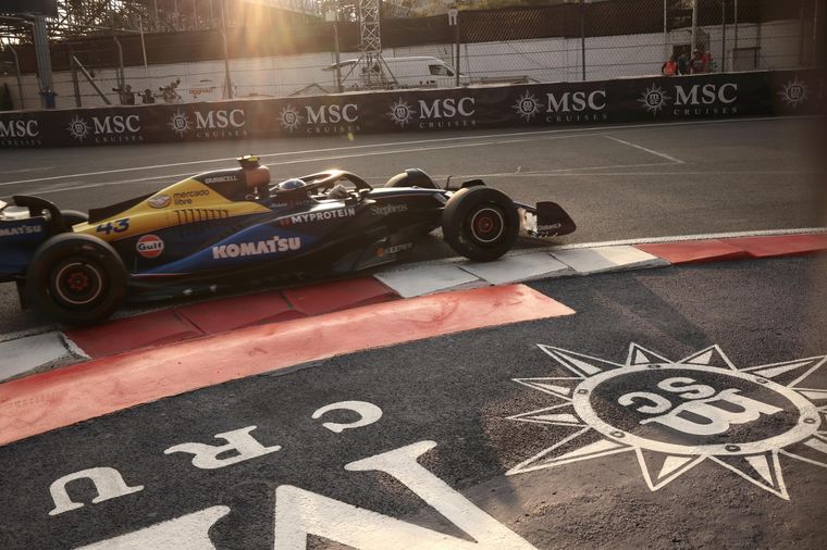 Franco Colapinto tuvo una clasificación para el olvido en México. Foto: EFE