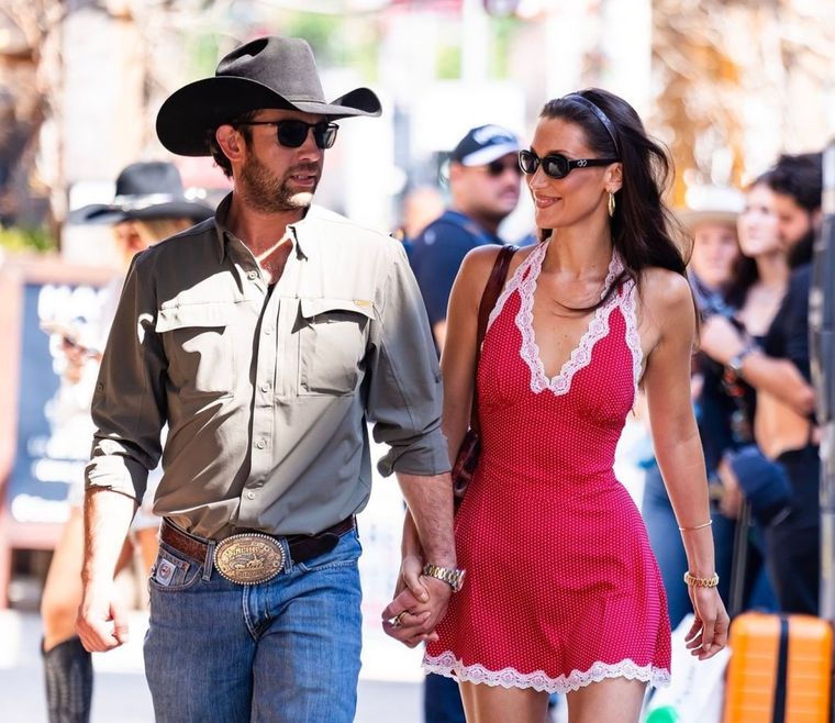 Las nuevas claves para usar botas vaqueras, dictadas por Bella Hadid Foto: Instagram