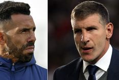 Tevez y Palermo ya dirigieron en el futbol argentino. Foto: NA Tevez y Palermo ya dirigieron en el futbol argentino. Foto: NA